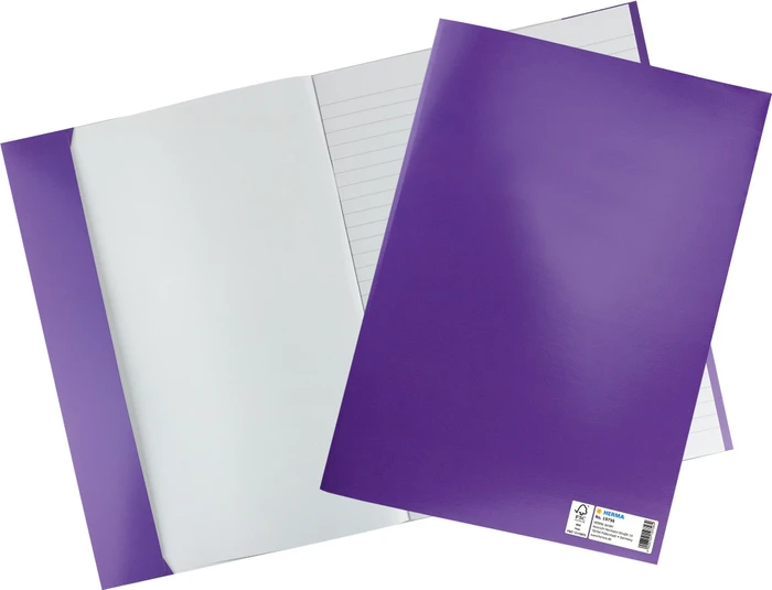 Herma Heftschoner Karton, A4, violett, 10er-Pack