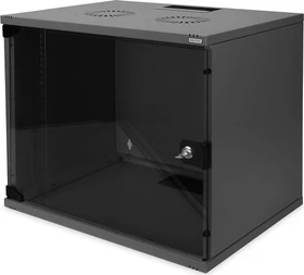 Digitus Professional SoHo-Line Wandschrank 9HE, unmontiert, IP2X, schwarz, 400mm tief