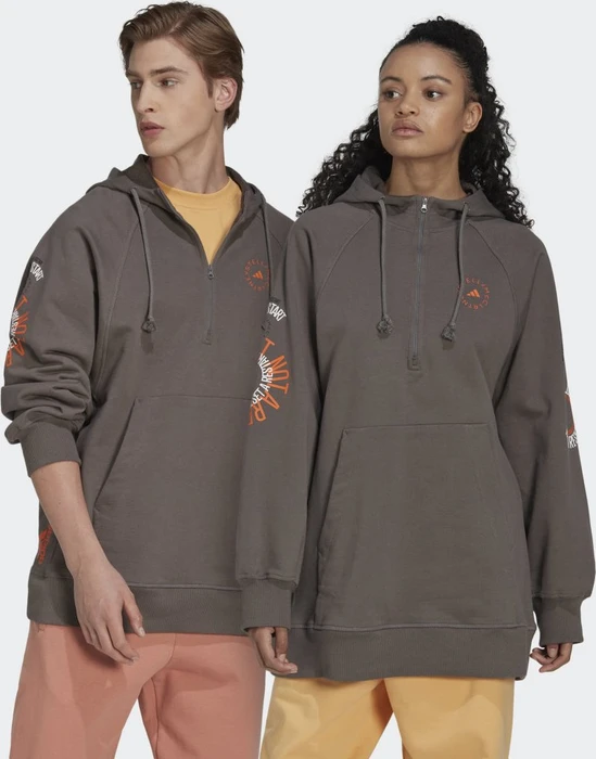 adidas by Stella McCartney Hoodie faded grey four