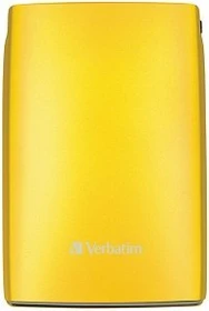 Verbatim Store 'n' Go Portable gelb 500GB, USB 2.0 Micro-B