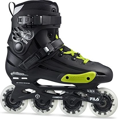 Fila NRK Fun Inline-Skate black/yellow/magenta (Junior)
