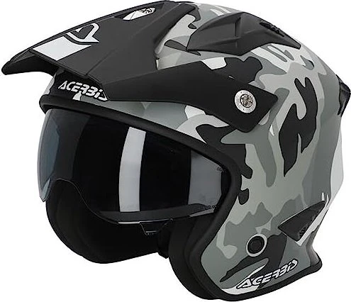 Acerbis Aria Camo matt grau/schwarz