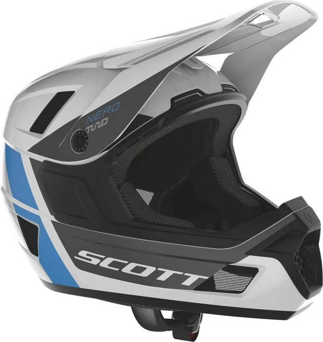 Scott Nero Plus Fullface-Helm snow white