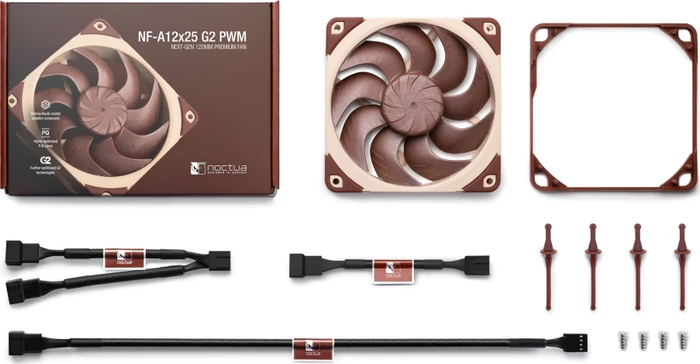Noctua NF-A12x25 G2 PWM, 120mm