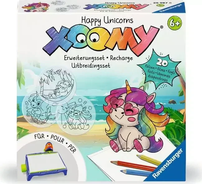 Ravensburger Xoomy Erweiterungsset Fröhliche Einhörner