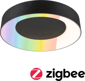 Paulmann Casca LED Deckenleuchte rund 20W RGBW schwarz matt
