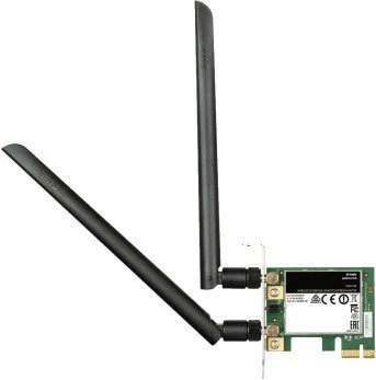 D-Link AC1200 DualBand Desktop Adapter, 2.4GHz/5GHz, PCIe x1