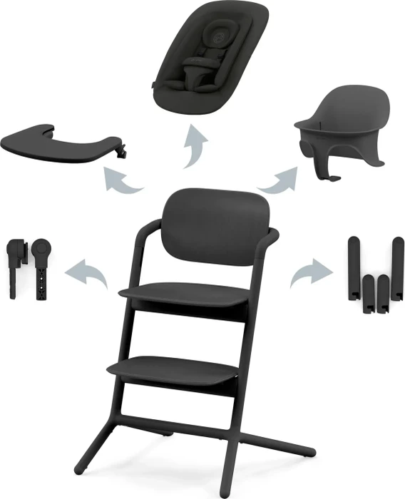 Cybex Lemo 4in1 Hochstuhl stunning black (521003207)