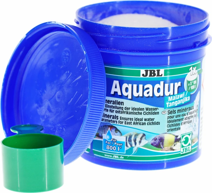 JBL Aquadur Malawi-Tanganjika, Aufhärtungssalz-Wasseraufbereiter für Malawi und Tanganjikasee-Aquarien