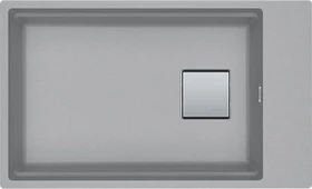 Franke Kubus 2 KNG 110-62 Unterbau Becken mittig mit Ablauffernbedienung steingrau