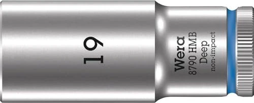 Wera 8790 HMB Deep Außensechskant Steckschlüssel 3/8", 19x64mm
