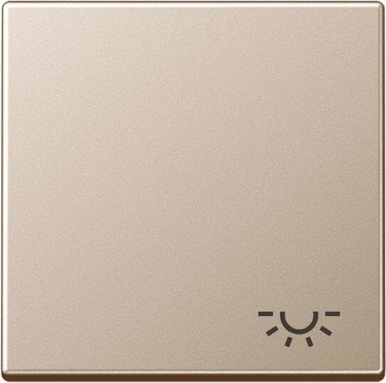 Jung Serie A Wippe mit Symbol Licht, champagner