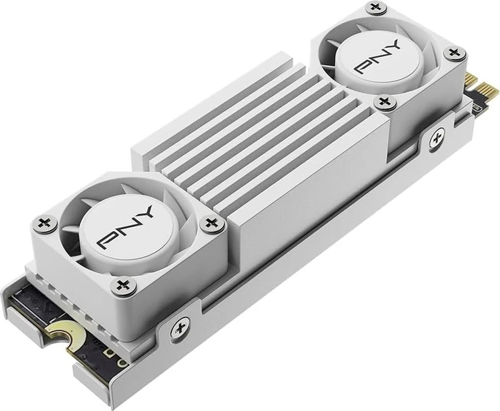 PNY CS3150 White 2TB, M.2 2280 / M-Key / PCIe 5.0 x4, Kühlkörper
