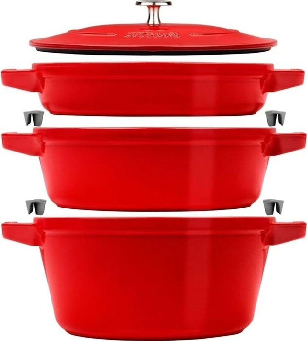 Zwilling Staub Cocotte 24cm Kochtopf-Set, 3-tlg.