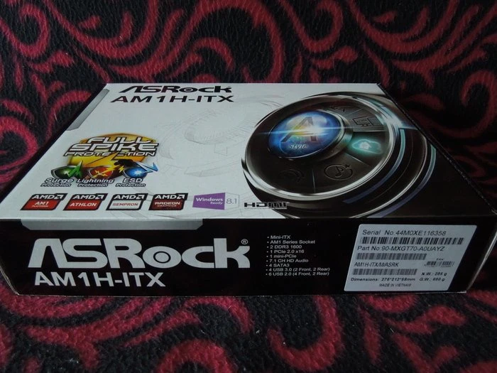 ASRock AM1H-ITX (AMD AM1)