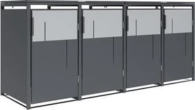 Westmann Tonus Mülltonnenbox 4x 240l grau