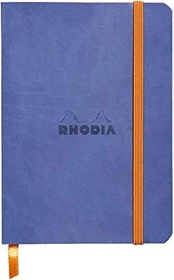 Rhodia Rhodiarama Notizbuch, A6, liniert, Softcover, saphir, 72 Blatt
