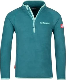 Trollkids Nordland Half Zip Pullover teal/aqua (Junior)