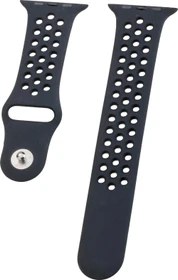 Peter Jäckel Watch Band Silicon Dual für Apple Watch (42mm/44mm) schwarz