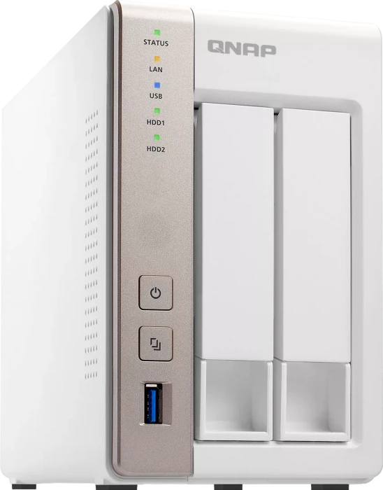 QNAP Turbo Station TS-251 12TB, 2GB RAM, 2x RJ-45 1000Base-T, 2x USB-A 3.0