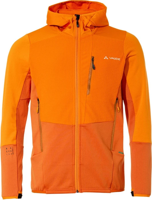 Vaude Monviso Hooded Grid Fleece Funktionsjacke kurkuma (Herren)