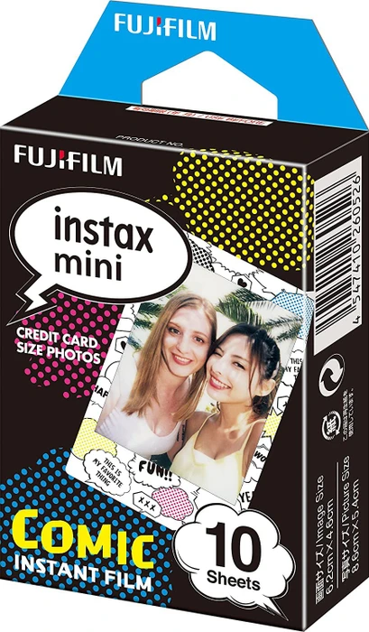 Fujifilm instax mini Sofortbildfilm Comic, 10 Aufnahmen