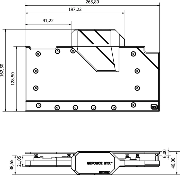 Alphacool Eiswolf 2 AiO 360mm RTX 3090 Ti Suprim X mit Backplate