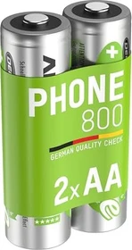 Ansmann Phone Mignon AA NiMH 800mAh, 2er-Pack