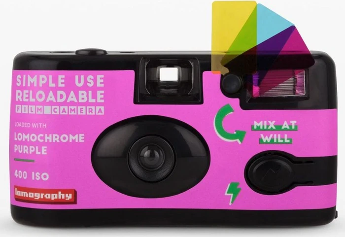 Lomography Simple Use Reloadable Filmkamera Purple