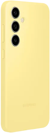 Samsung Silicone Case für Galaxy S24 FE gelb