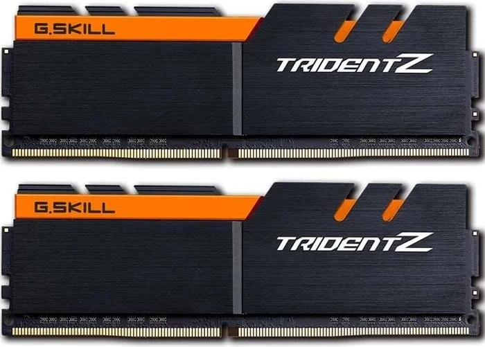 G.Skill Trident Z schwarz/orange UDIMM 16GB Kit, DDR4-3200, CL15-15-15-35