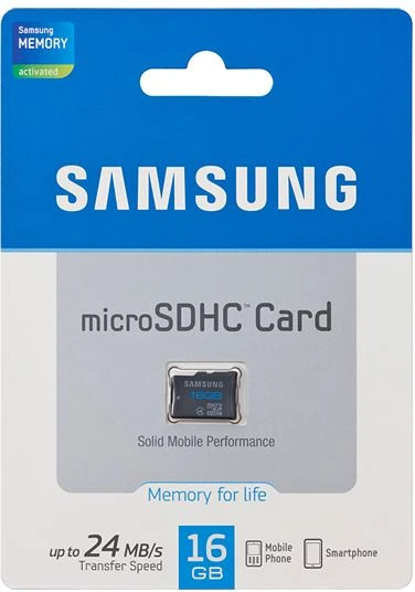 Samsung Standard R24 16GB, Class 6