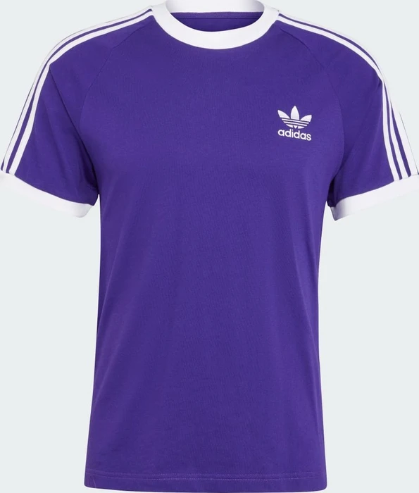 adidas Adicolor Classics 3-Streifen T-Shirt kurzarm collegiate purple (Herren)