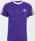 adidas Adicolor Classics 3-Streifen T-Shirt kurzarm collegiate purple (Herren) Vorschaubild