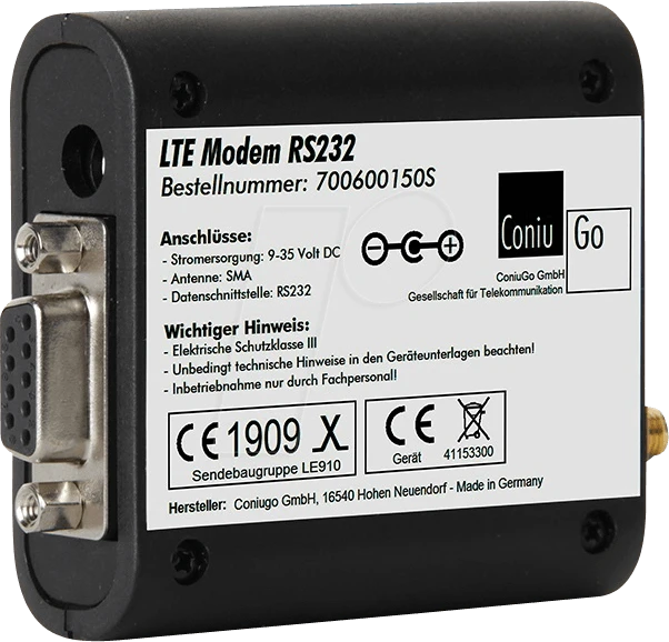 ConiuGo LTE GSM Modem CAT 4, RS232-Version
