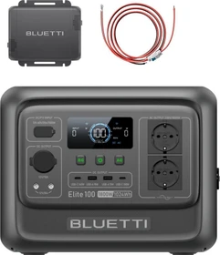 Bluetti Elite 100 V2 + 560W Charger Solargenerator grau, 1024Wh
