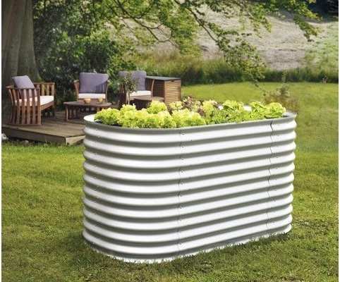 Vitavia Vita 858 Basic Hochbeet oval 162x82cm blank