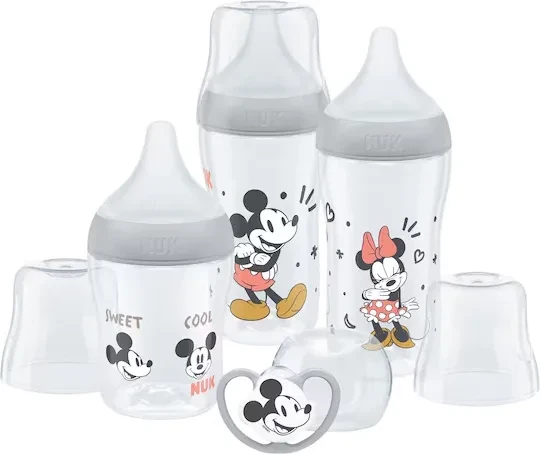 NUK Perfect Match Set Trinkflaschen-Set, 0+M, disney mickey mouse