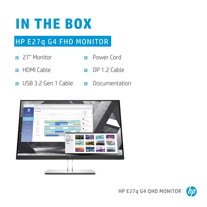 HP E27q G4, 27"
