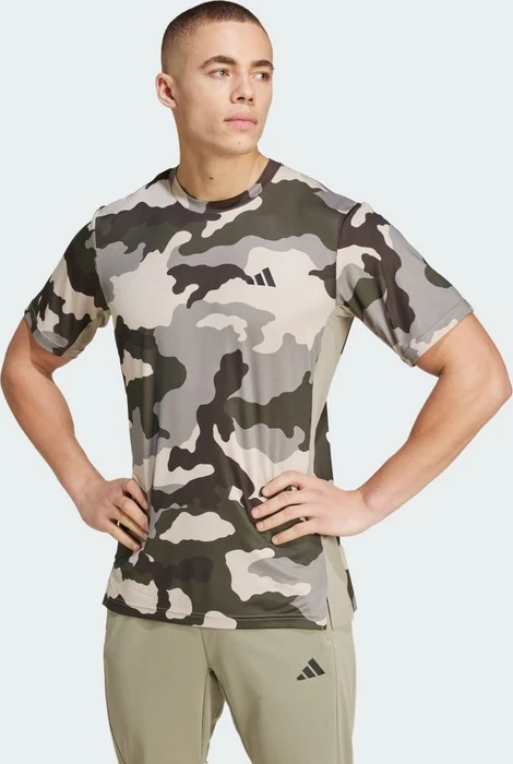 adidas Train Essentials Camo Allover Print Funktionsshirt kurzarm (Herren)