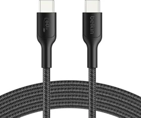 Belkin Gaming USB-C/USB-C Kabel (60W) 2m für die Nintendo Switch 2 schwarz