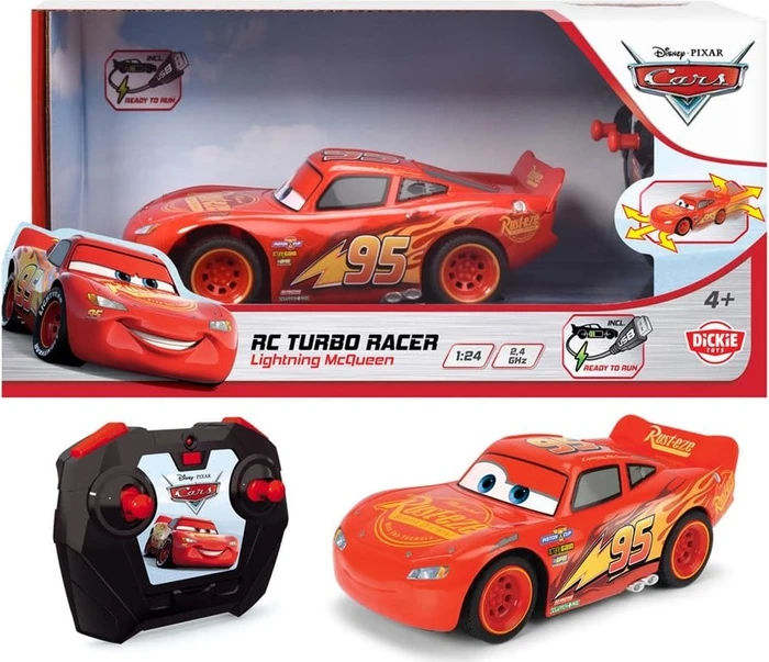 Jada Toys Cars 3 Lightning McQueen Turbo Racer