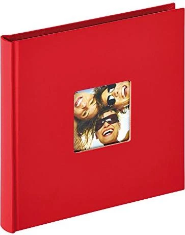 Walther Design Buch Fotoalbum Fun 18x18 rot