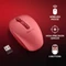 NGS Fog Dual Red Wireless Mouse, rot, USB/Bluetooth Vorschaubild