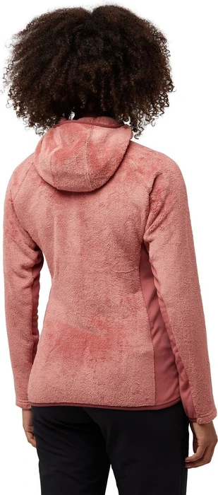Jack Wolfskin Rotwand Hooded Full-Zip Fleece Funktionsjacke mineral red (Damen)