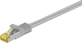goobay Patchkabel, Cat7/Cat6a, S/FTP, RJ-45/RJ-45, 10m, grau