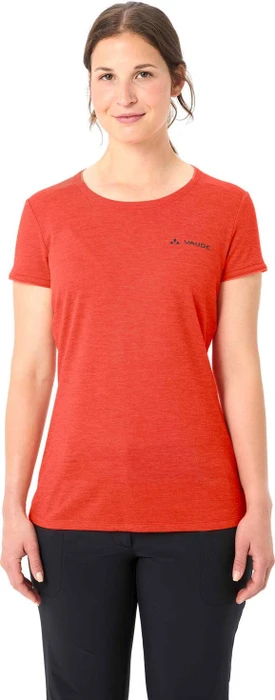 Vaude Essential Funktionsshirt kurzarm glowing red (Damen)