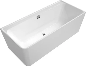 Villeroy & Boch Collaro Vorwand-Badewanne für Eckeinbau rechts 179x79cm, weiß alpin
