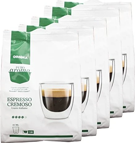 Nestlé Nescafe Dolce Gusto Espresso Kaffeekapseln, 80 Stück (5x 16 Stück)