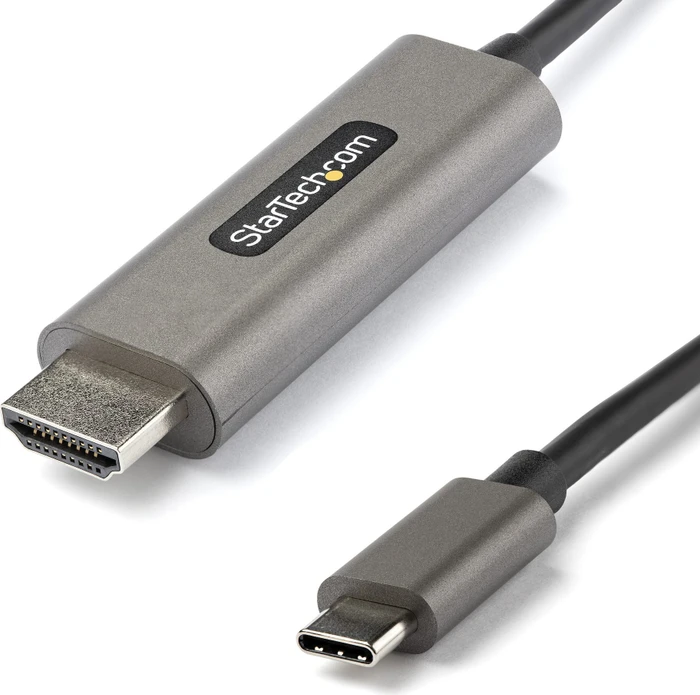 StarTech USB-C 3.1 [Stecker] auf HDMI [Stecker] 4K 60Hz mit HDR10 Adapterkabel, 2m
